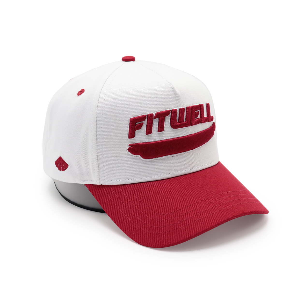 FITWELL Colorblock Baseball Caps – 3D Embroidered Snapback Hats with Contrast Brim