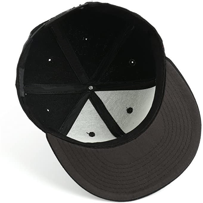 N.W.A Logo Streetwear Black 6 Panel Custom 3D Embroidered Snapback Hat