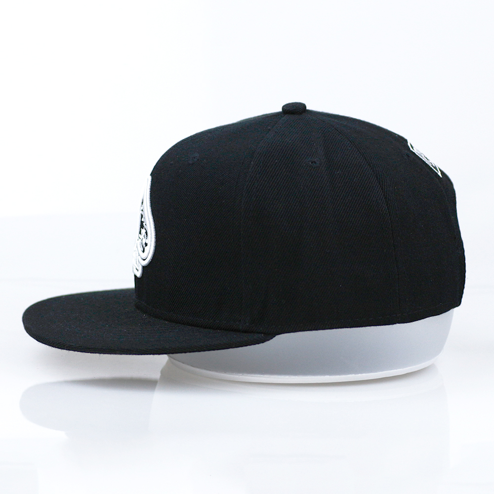 Ace Spade Black Flat Brim Cap