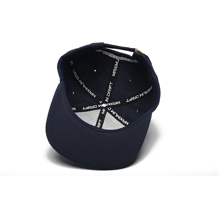 Maximum Drift Flat-Brim Snapback Hat with US Flag Patch