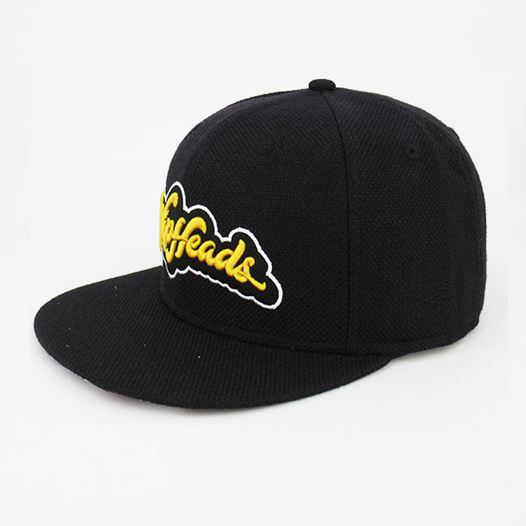 WipHeads Script Logo Flat-Brim Snapback Hat
