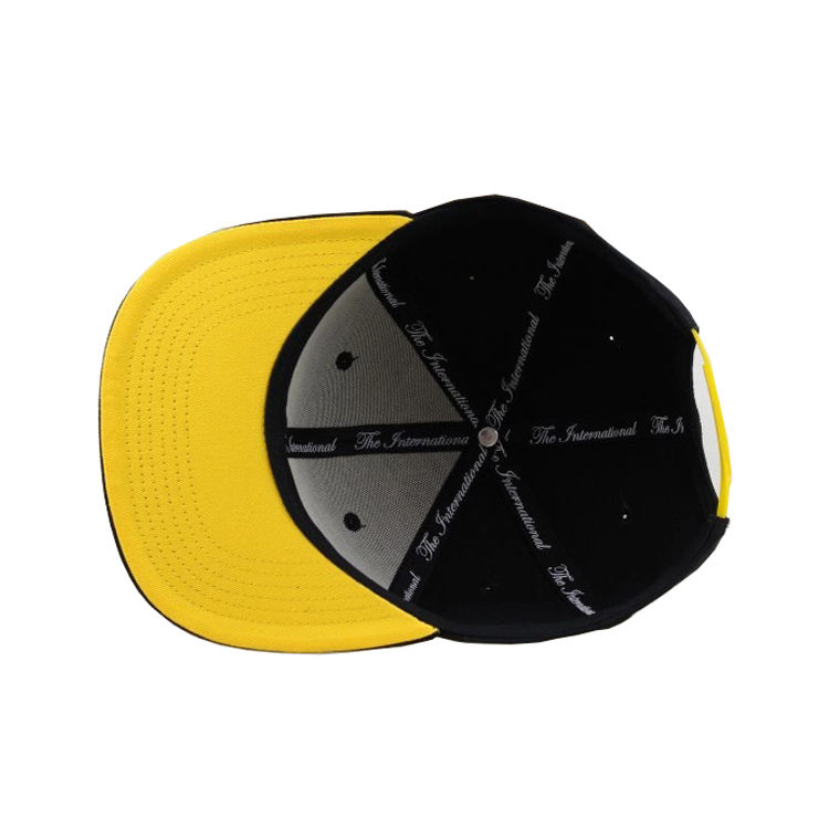Fnatic Logo Snapback – Black & Yellow 6-Panel Gamer Cap