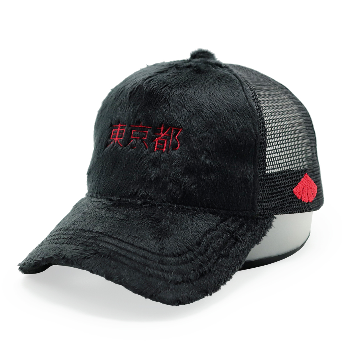 Tokyo Velvet Mesh Trucker Cap – Plush Furry Snapback Hat