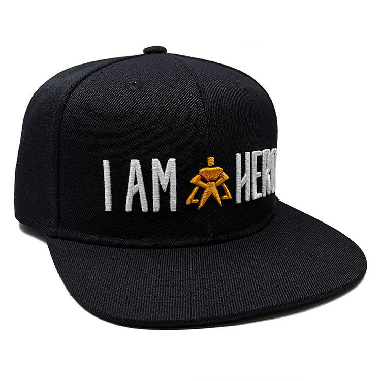 I AM HERO Black Snapback Hat