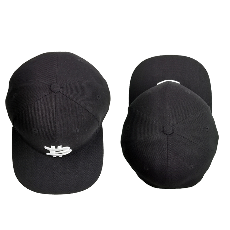 Bitcoin Symbol Flat-Brim Snapback Hat