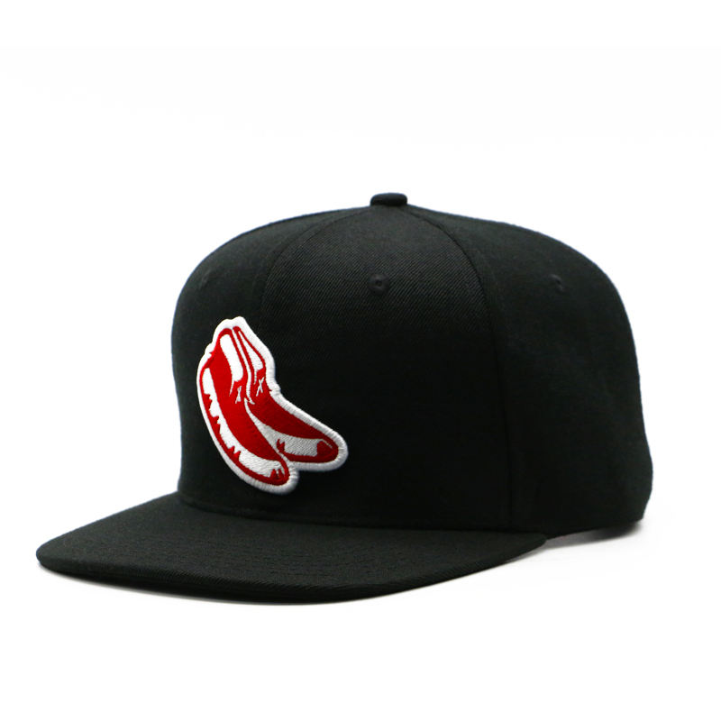 Red Socks Emblem Flat-Brim Snapback Hat