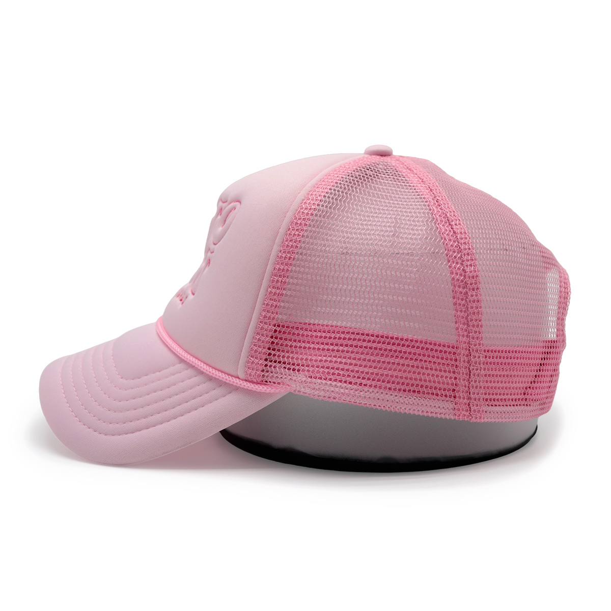 GYTO FEST 2023 Trucker Hat – Pink Embroidered Festival Cap with Mesh Back