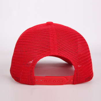 Vintage Suede Patchwork Mesh Trucker Cap with Raised Monogram