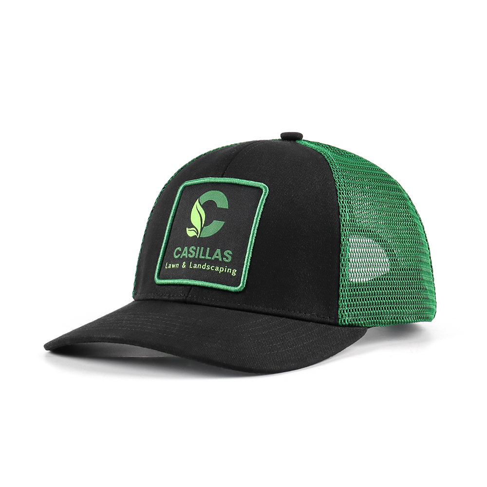 Green Leaf Landscaping Patch Two-Tone Trucker Cap