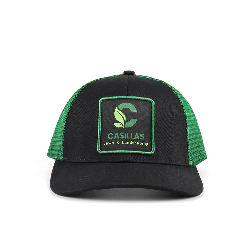 Green Leaf Landscaping Patch Two-Tone Trucker Cap