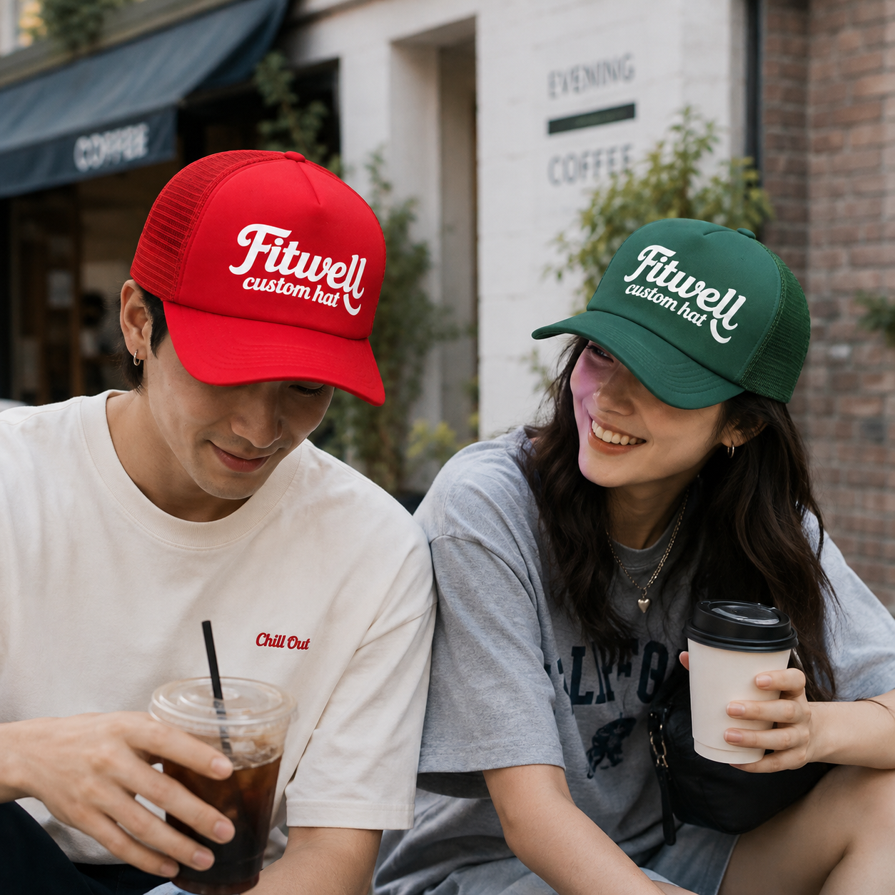 Washed Up 2K Retro Five-Panel Mesh Trucker Cap