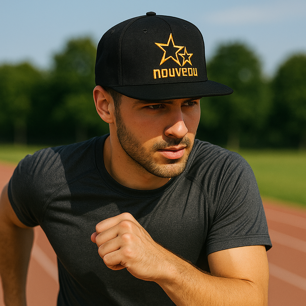 Nouveau Stars Black Snapback Hat