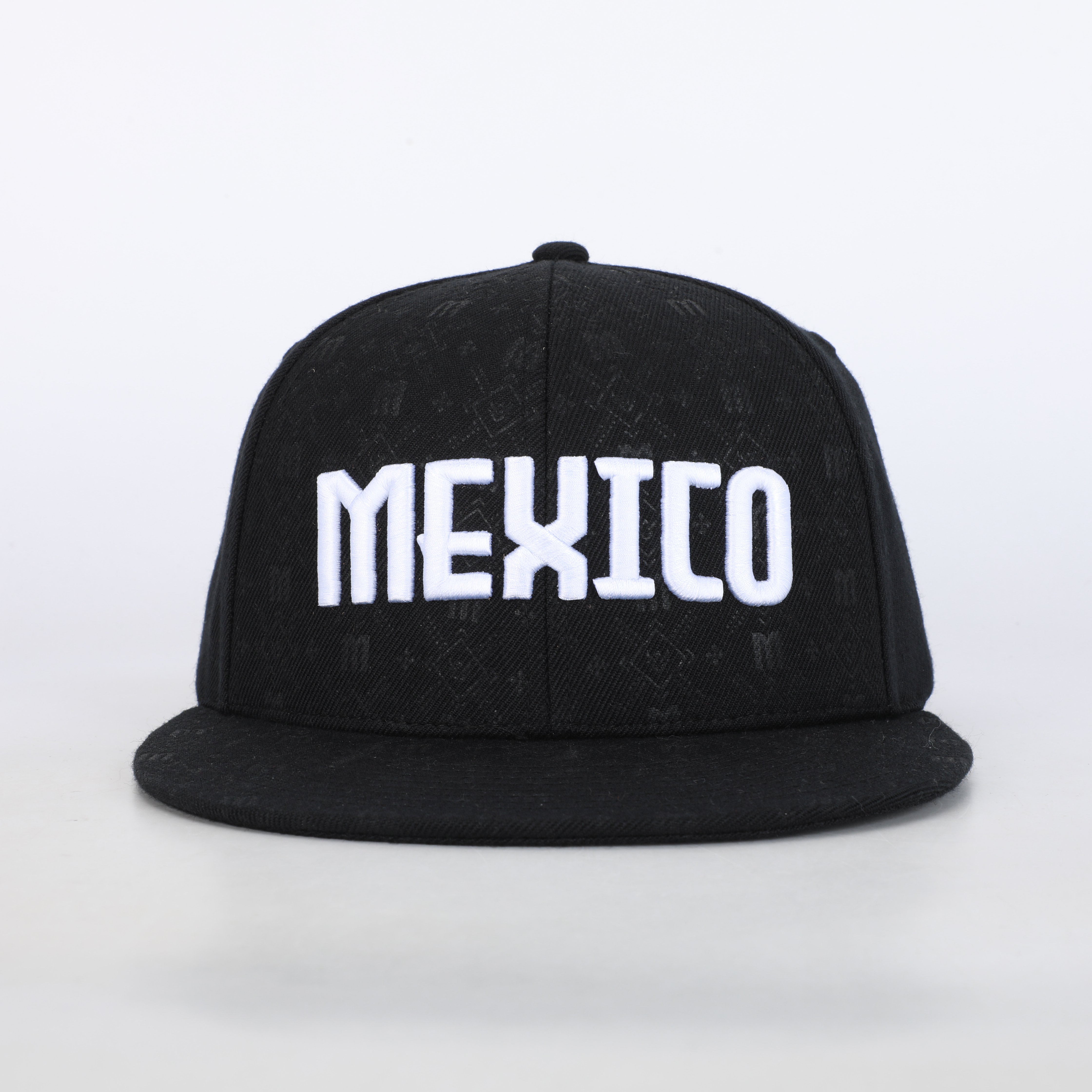MEXICO Letter Embroidered Snapback Cap