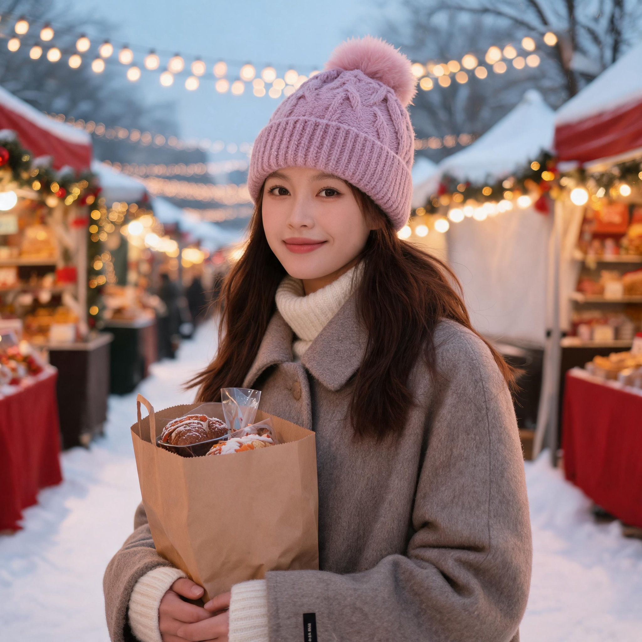 Women's Cable Knit Pom Pom Beanie Winter Warm Cuffed Ribbed Hat in Assorted Colors