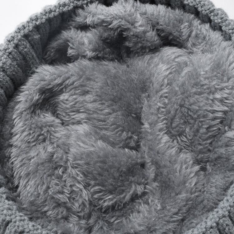 Chunky Knit Pom Pom Winter Beanie – Multiple Colors with Faux Fur Top