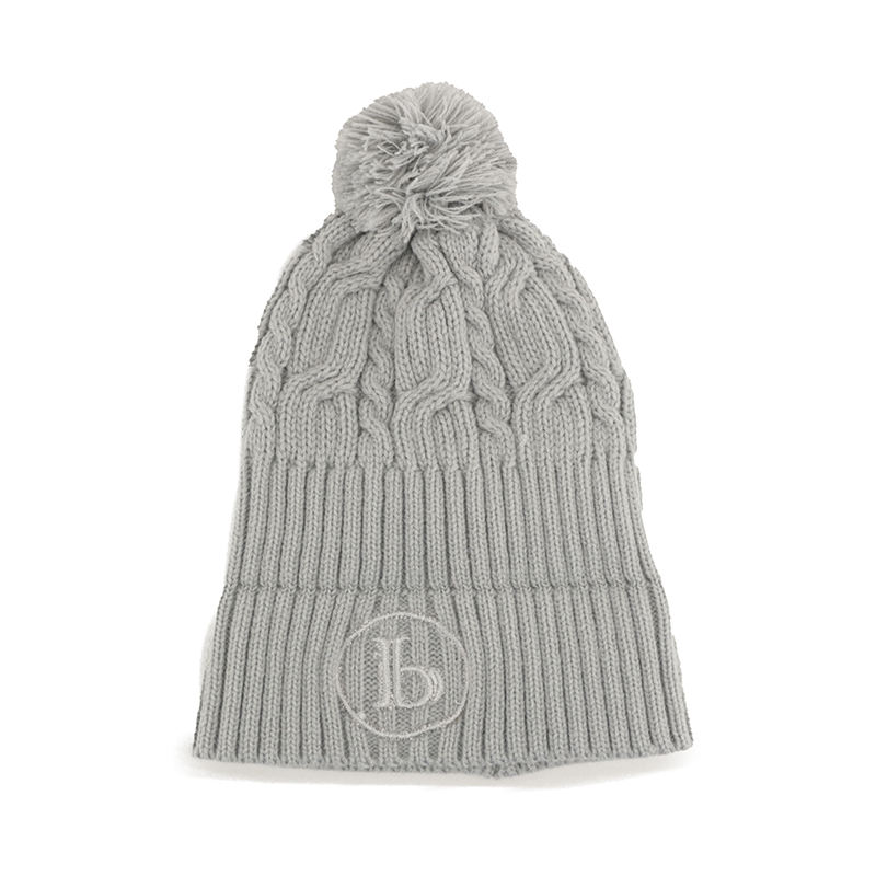 Women's Cable Knit Winter Pom Pom Beanie