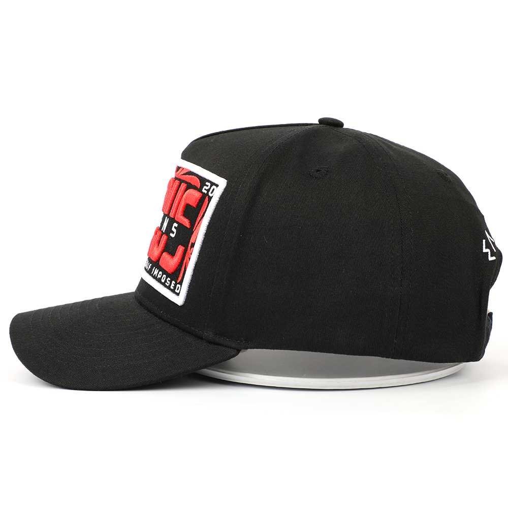 Premium 3D Embroidery Curved Brim Baseball Cap, Cotton Twill Structured Hat for Trendy Outfits