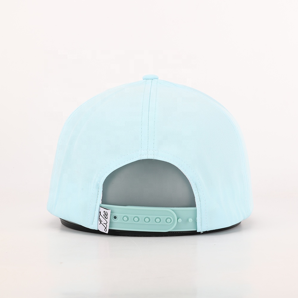 Light Blue Cotton Twill Baseball Cap with Dog Golf Embroidered Logo