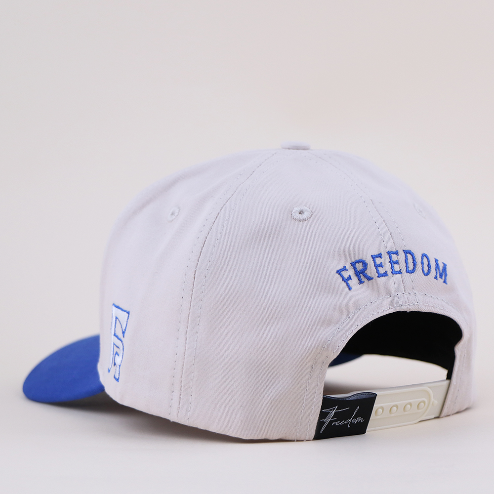 Permanent Freedom Script Embroidered Two Tone Baseball Cap