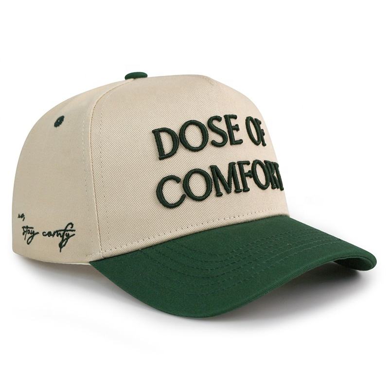 Dose of Comfort Two-Tone Embroidered Baseball Cap