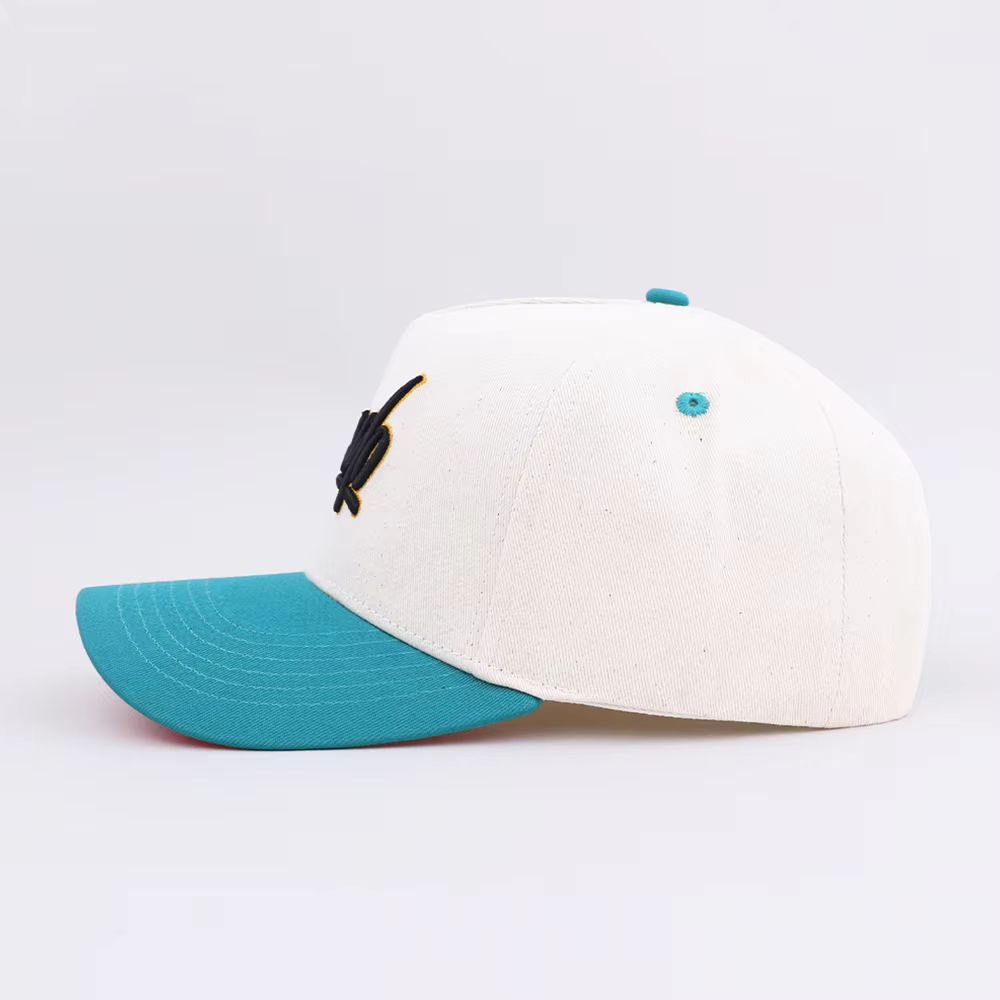 Two-Tone Script Logo 3D Embroidered Cotton Twill Baseball Cap