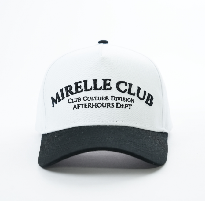 Mirelle Club Two Tone 3D Embroidered Cotton Twill Baseball Cap