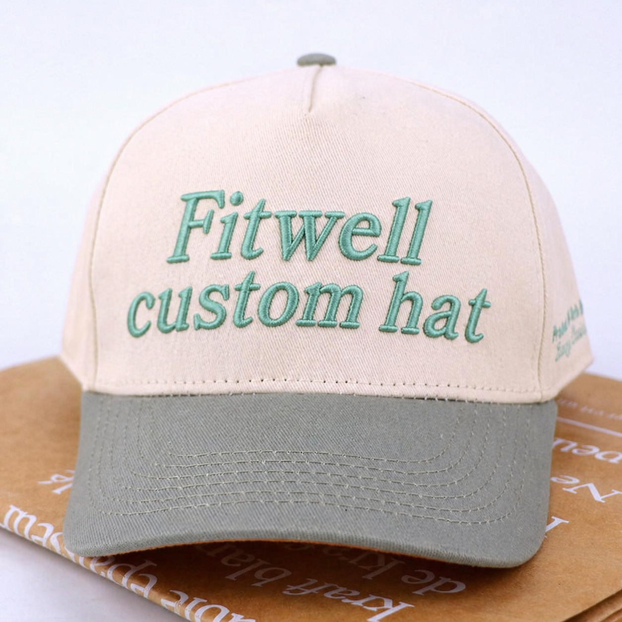 Monday Morning Quarterback Two-Tone 5 Panel Cotton Twill Baseball Cap