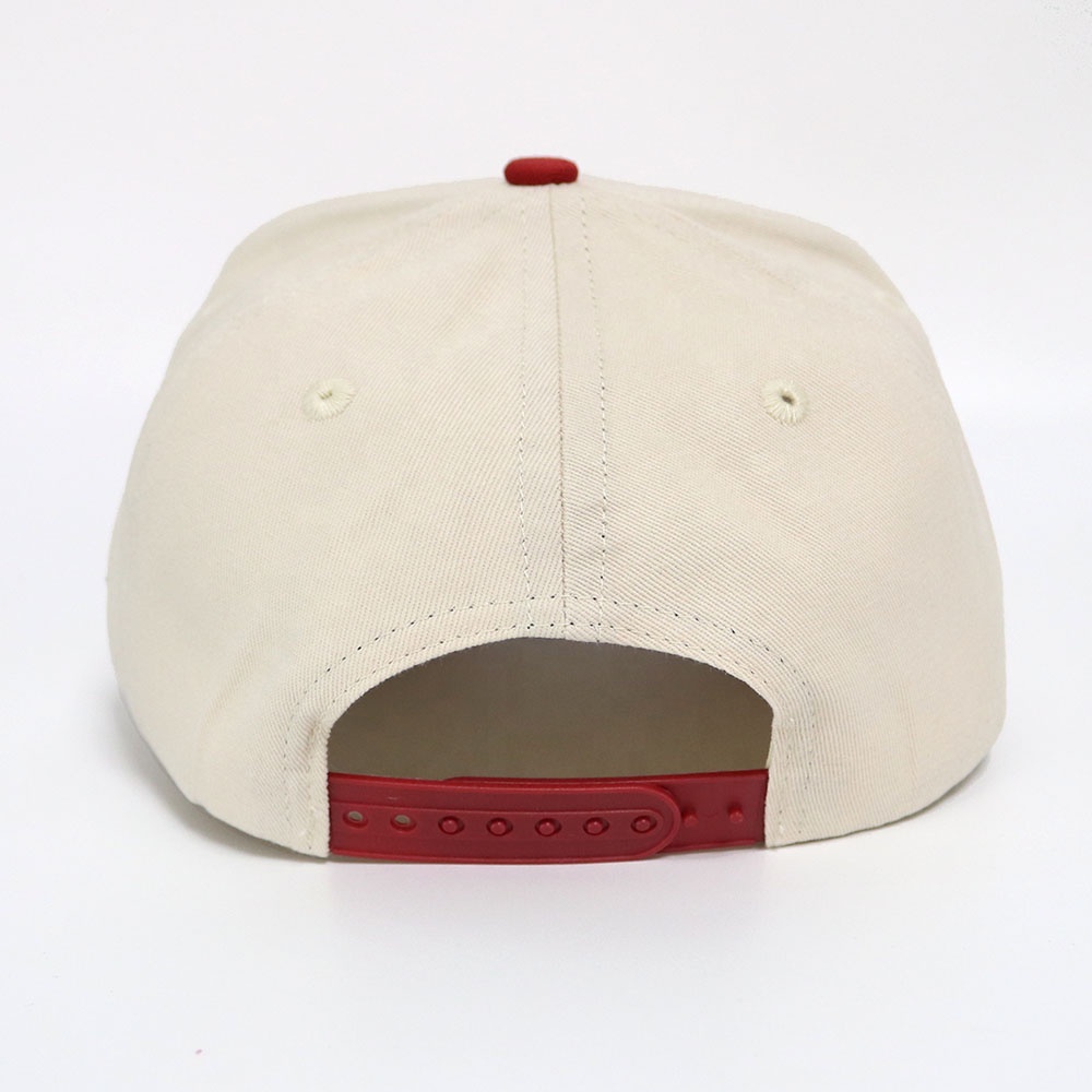 Hartley Two Tone Cotton Twill Baseball Cap with Script Embroidery