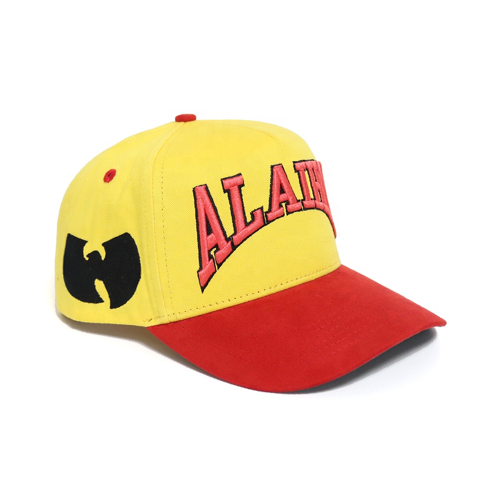 ALAÏM Embroidered Two Tone Cotton Twill Baseball Cap
