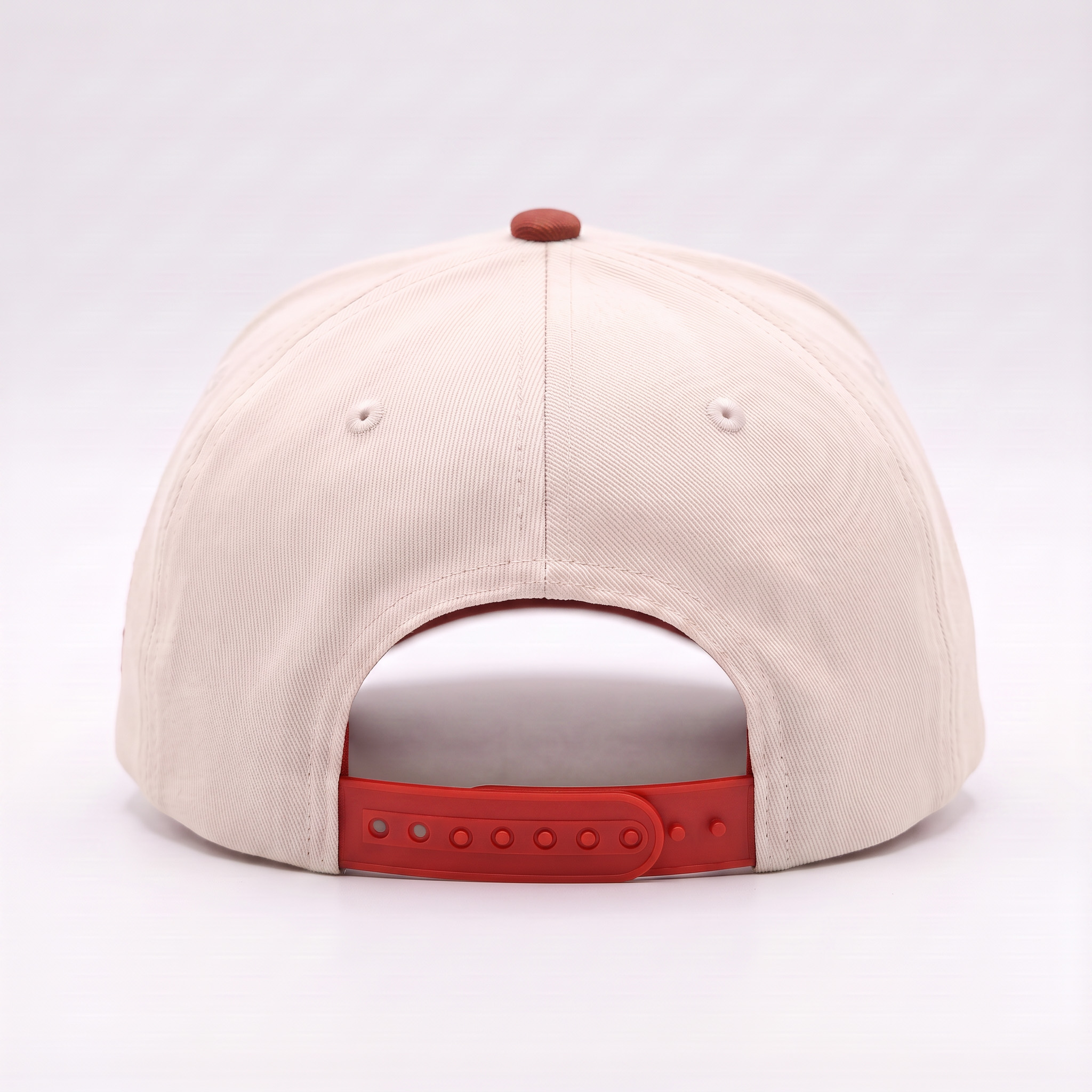 Vintage Two Tone Letter Embroidered Baseball Cap Cotton Twill Adjustable Hat