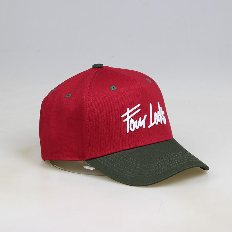 Four Locks Two Tone Embroidered Baseball Cap