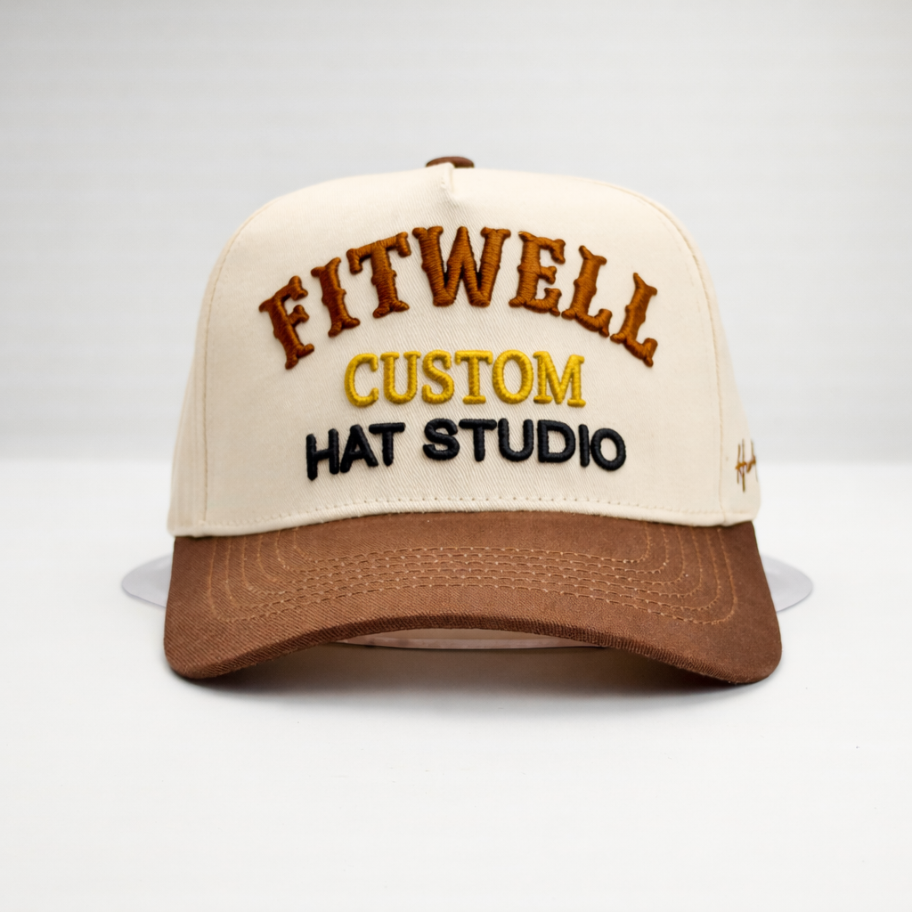 Two-Tone Embroidered Street Style 5-Panel Baseball Cap