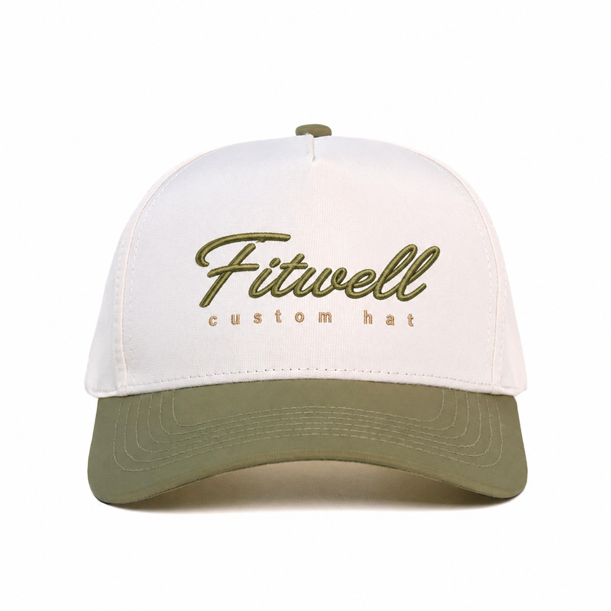 Ivory Olive Adventure Team Embroidered Baseball Cap