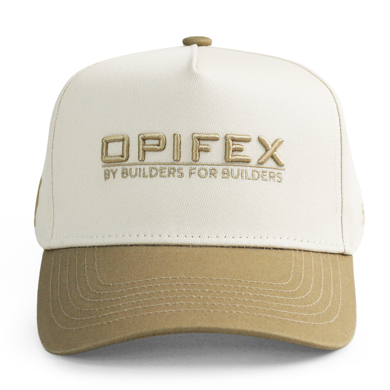 Two-Tone Cotton Twill Baseball Cap with Raised Embroidered Logo