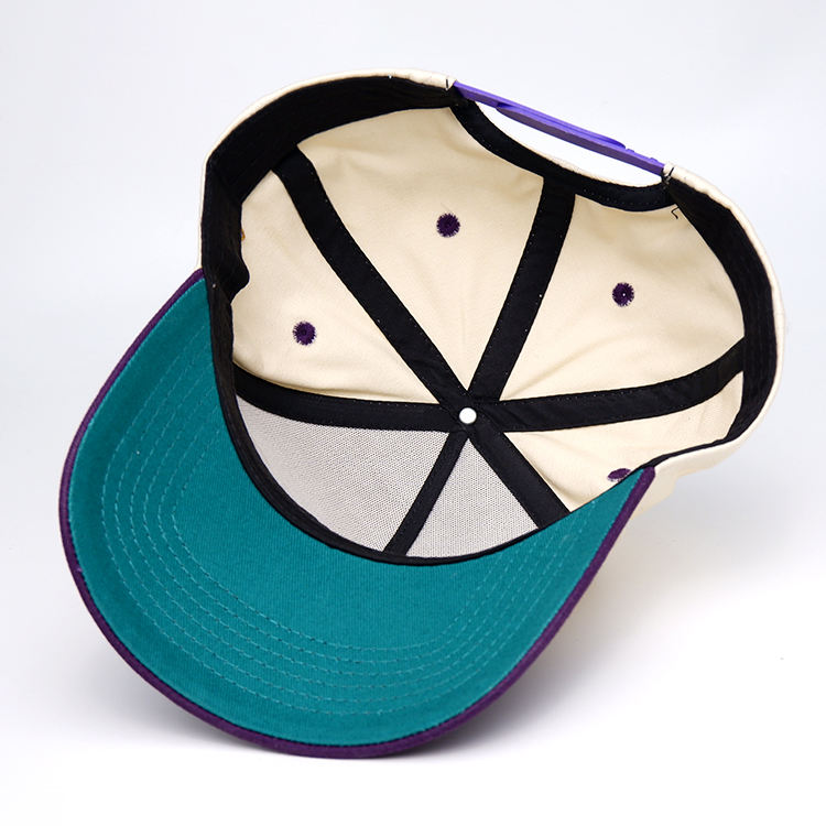 Cream and Purple Legacy Omega Psi Phi Embroidered Baseball Cap