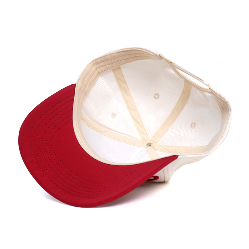Ivory Red Champions Script Embroidered Baseball Cap