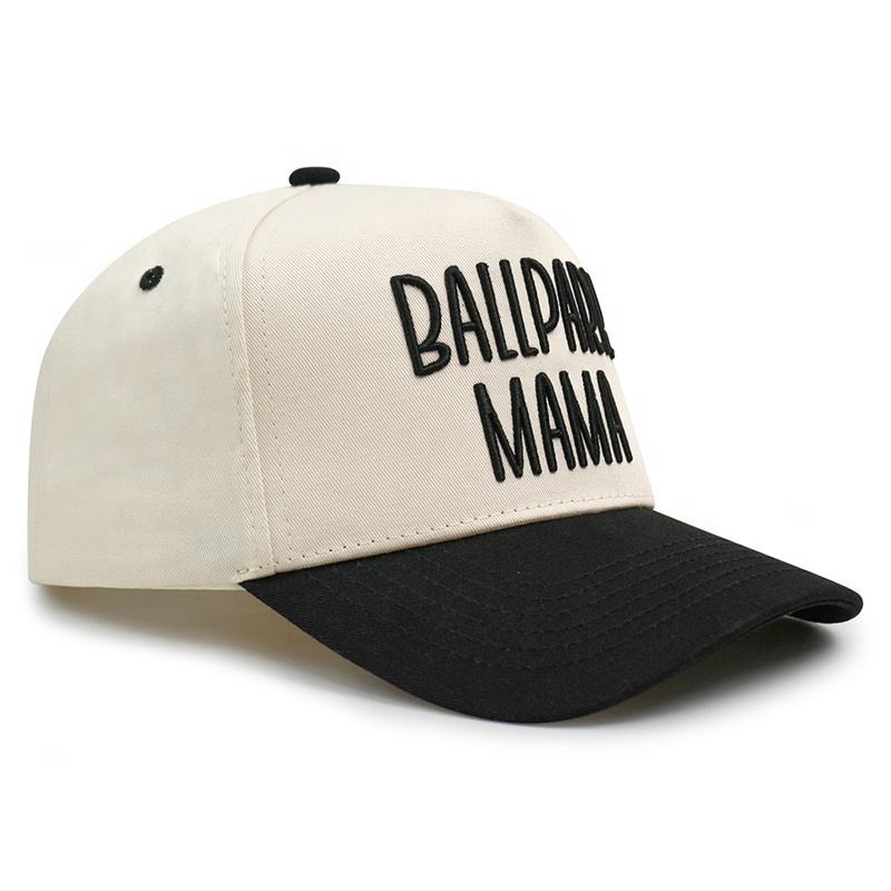 Ballpark Mama Two-Tone Embroidered Baseball Cap
