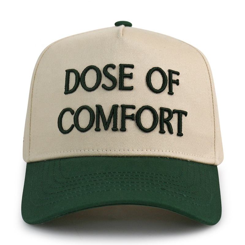 Dose of Comfort Two-Tone Embroidered Baseball Cap