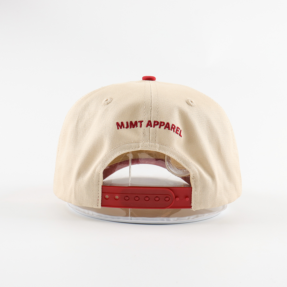Two-Tone 3D Embroidered Cotton Twill Baseball Cap