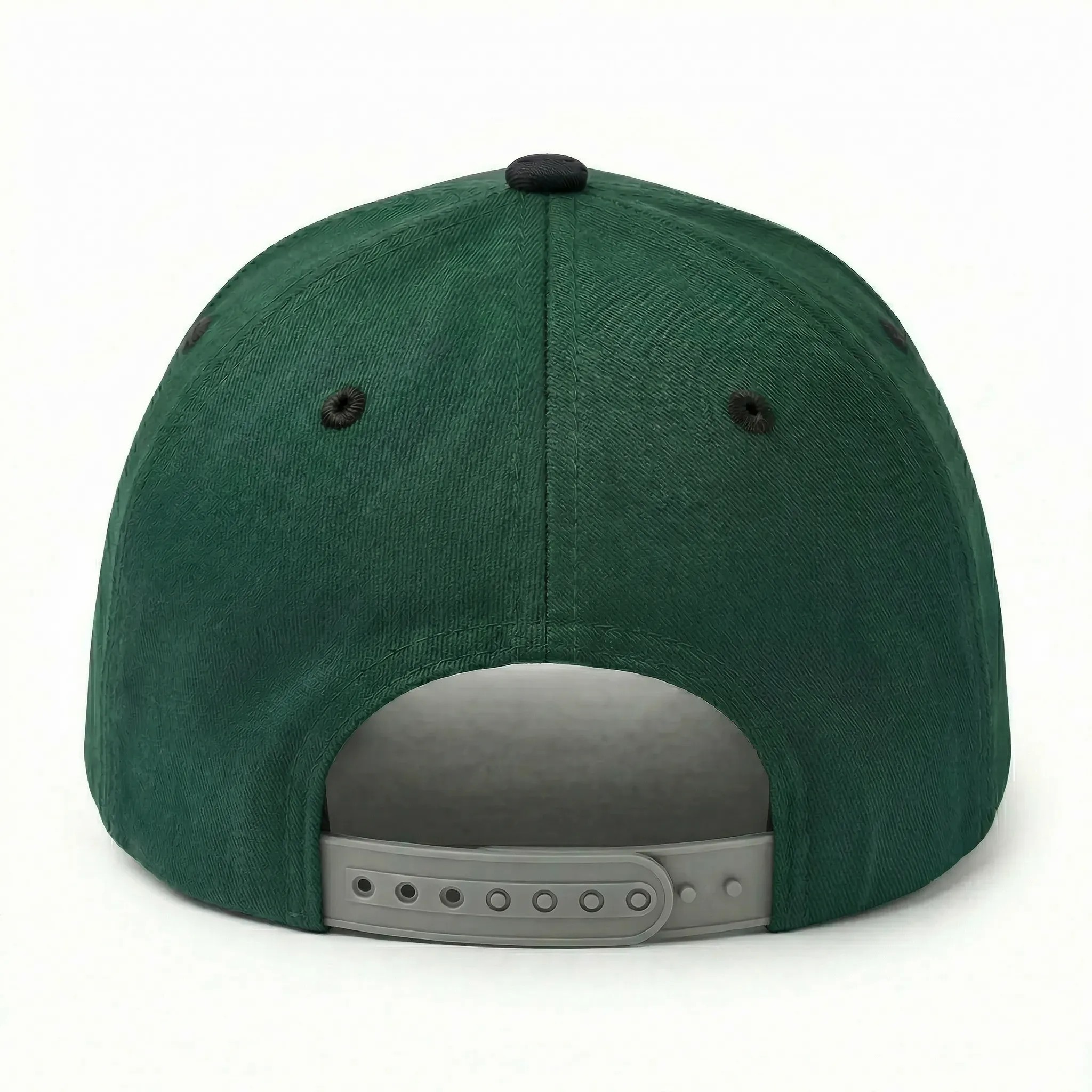 Adventures to New Mountain 3D Embroidered Green and Gray Baseball Cap