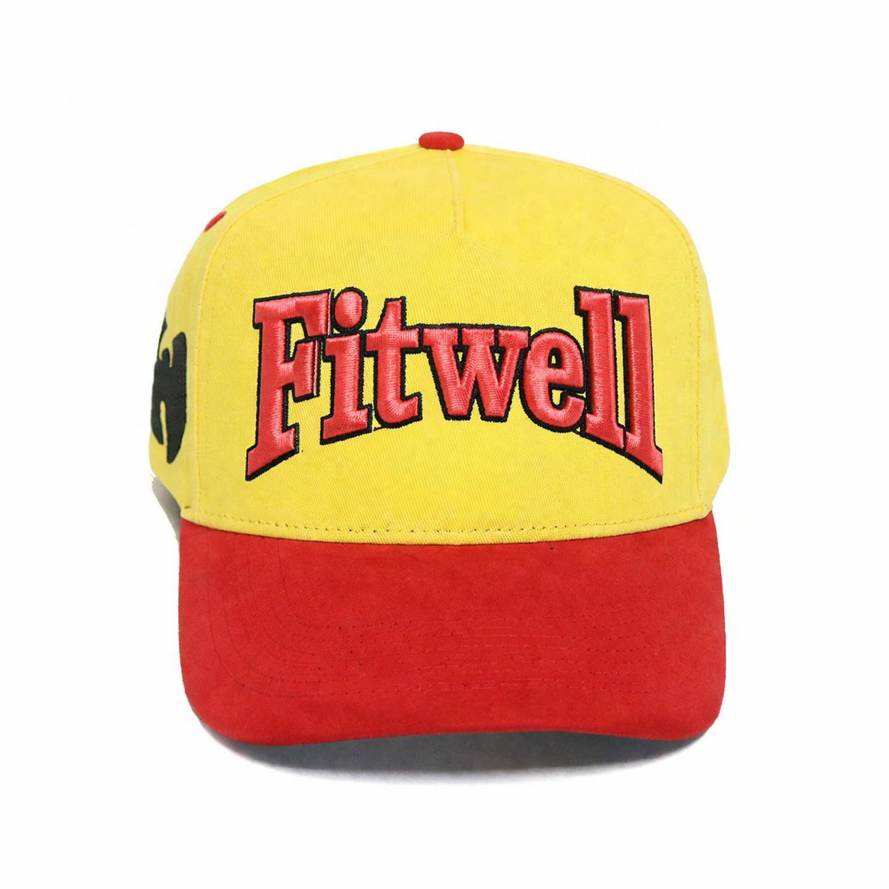 ALAÏM Embroidered Two Tone Cotton Twill Baseball Cap
