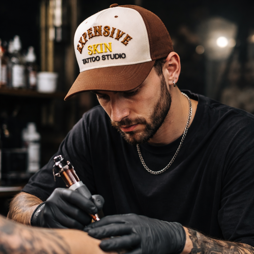 Two-Tone Embroidered Street Style 5-Panel Baseball Cap