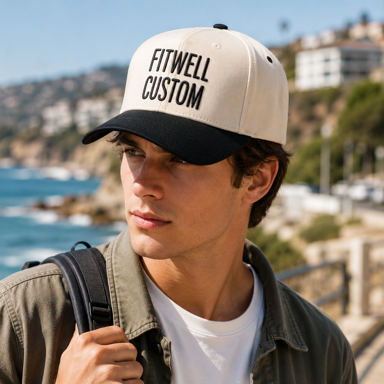 Ballpark Mama Two-Tone Embroidered Baseball Cap