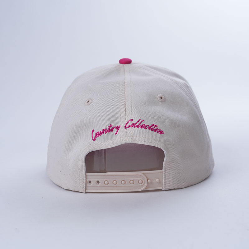 Redneck Rodeo Pink Brim Embroidered Baseball Cap