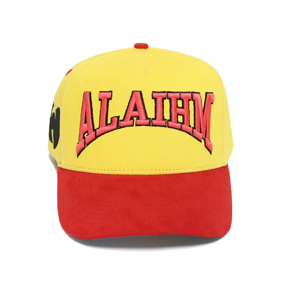 ALAÏM Embroidered Two Tone Cotton Twill Baseball Cap