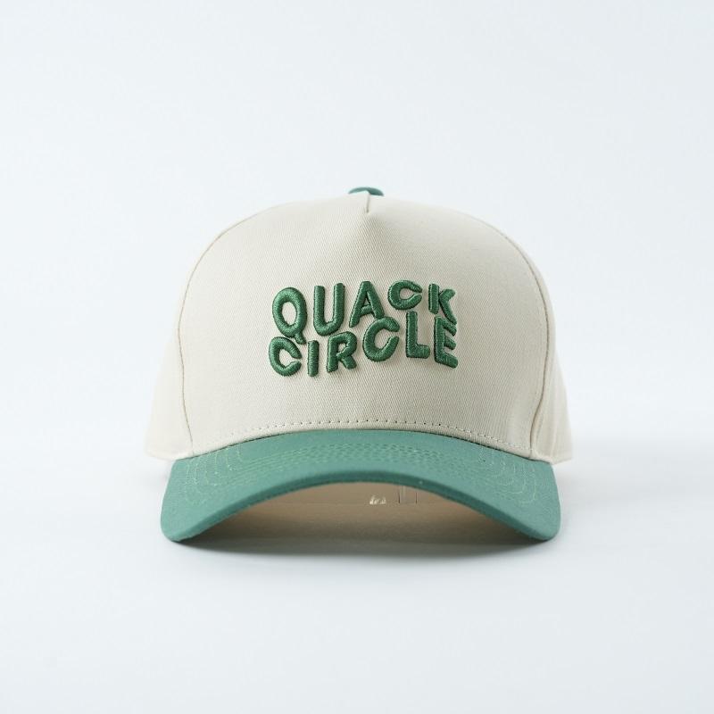 Quack Circle 3D Embroidered Two-Tone Baseball Cap