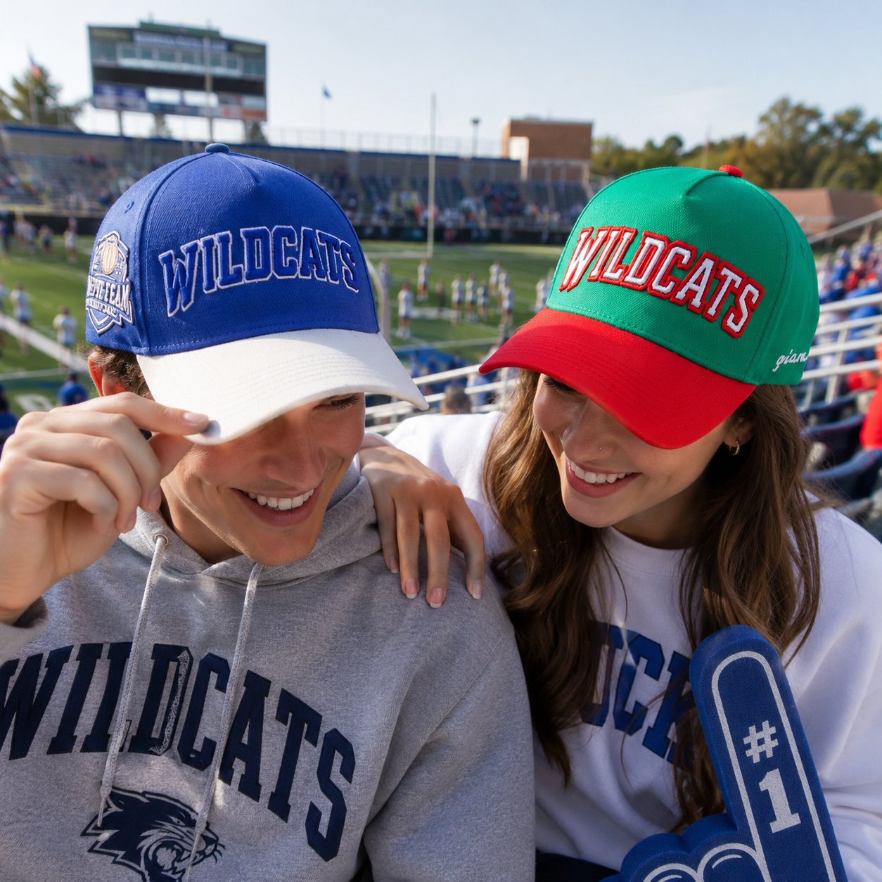 Locats 3D Embroidered Two-Tone Baseball Cap