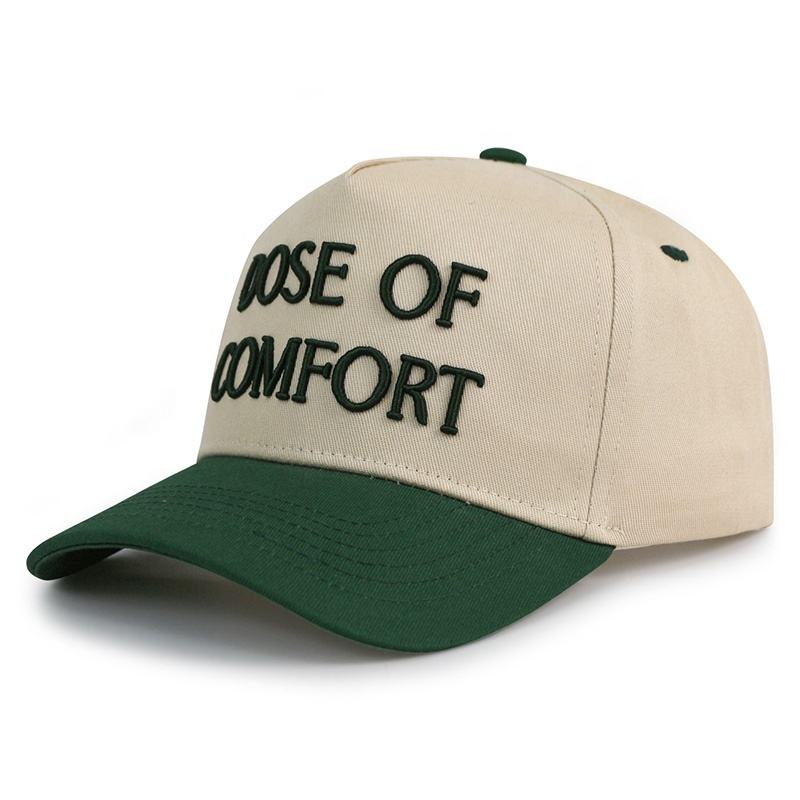 Dose of Comfort Two-Tone Embroidered Baseball Cap