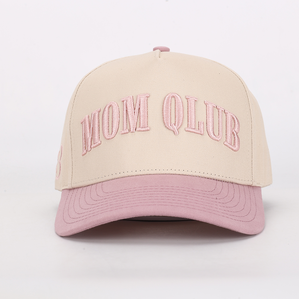 Mom Club Two-Tone Embroidered Cotton Twill Baseball Cap