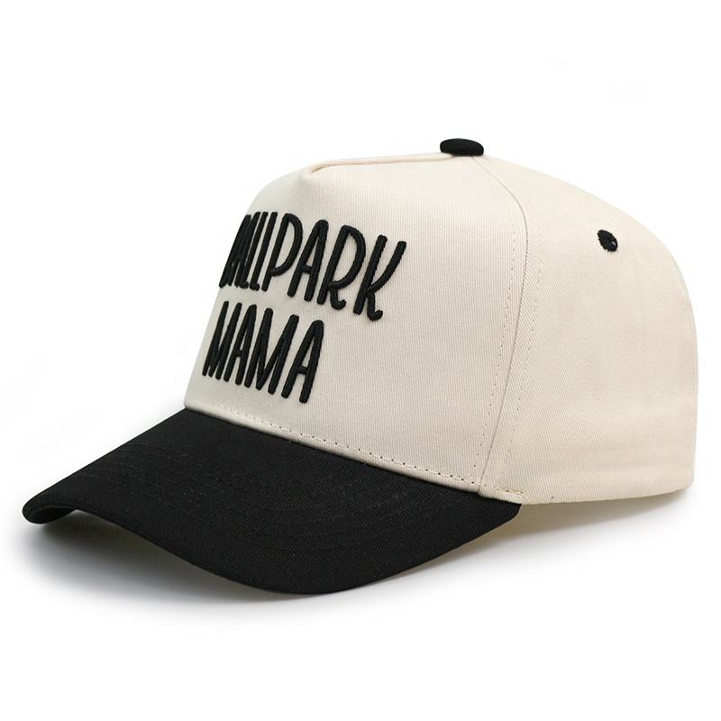 Ballpark Mama Two-Tone Embroidered Baseball Cap